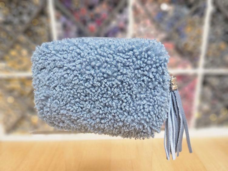 Tasche Flausch, blau