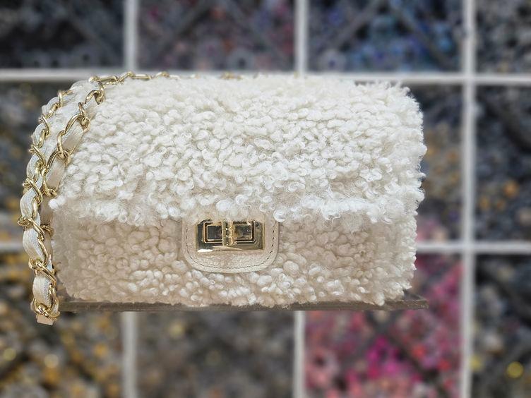 Tasche Flausch, creme