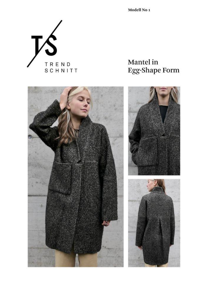 Trendschnitt No 1, Mantel in Egg Shape
