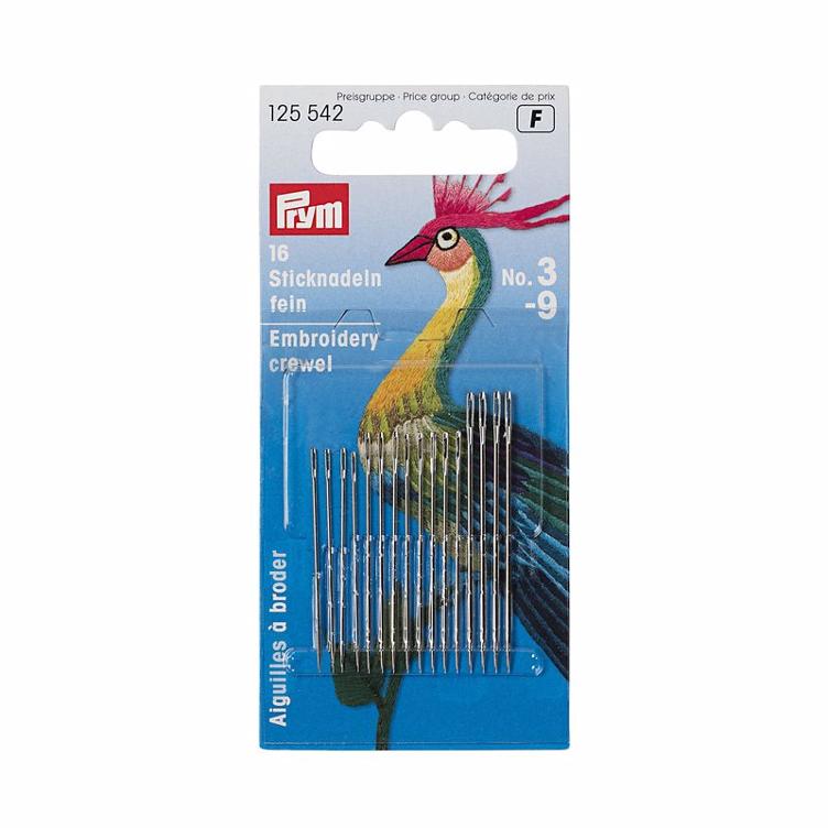 Prym Sticknadeln fein No.3-9