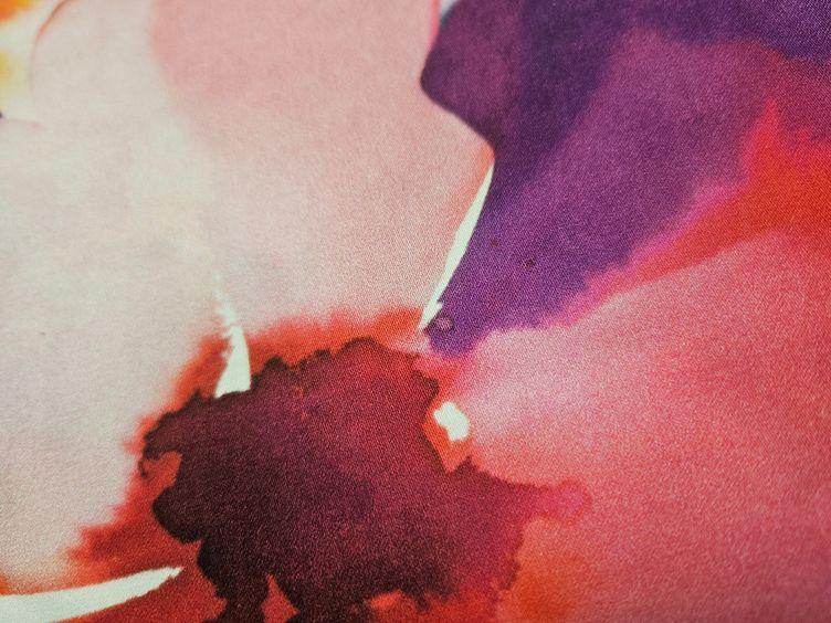 Baumwollstoff Aquarell Blumen - 2