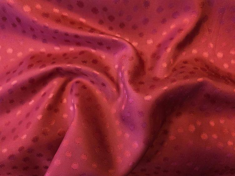 Futterstoff Punkte, rot