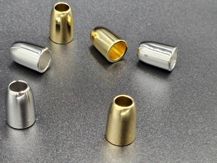 Kordelendteile in silber und gold