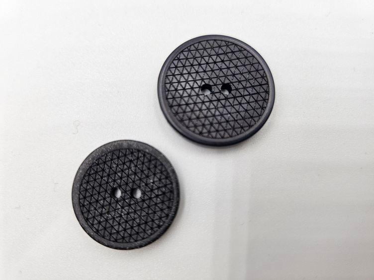 Schwarzer Knopf 20mm/23mm/32mm