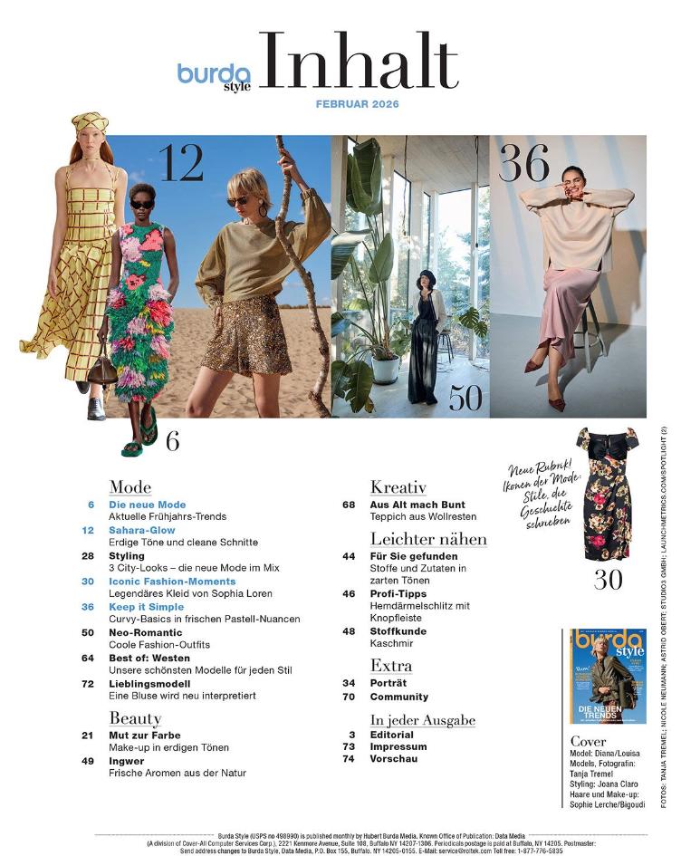 Burda style 2/2026 - 1