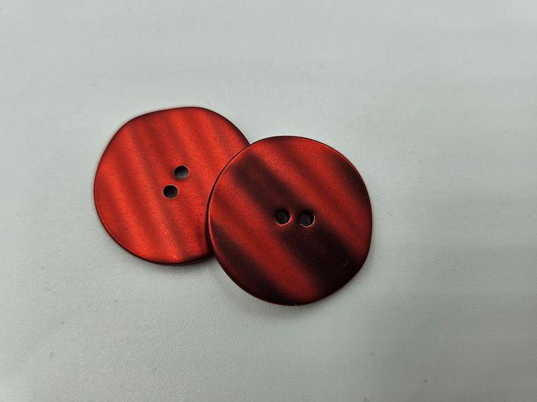 Perlmuttknopf Rot 25mm