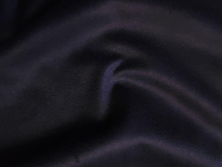 Kaschmir mit Wolle, dunkelblau