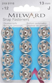 Milward Druckknöpfe zum Annähen 13mm