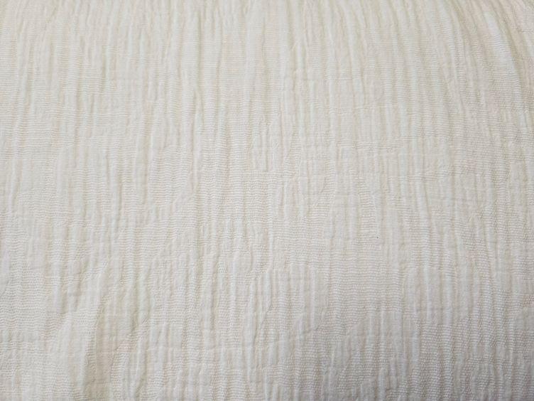 Baumwolle Musseline Look, weiss - 0