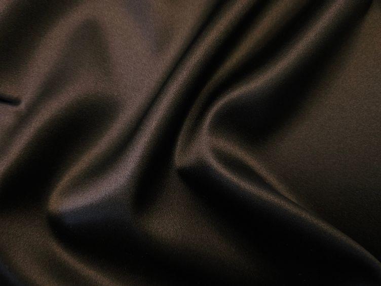 Satin-Seide Stretch, schwarz