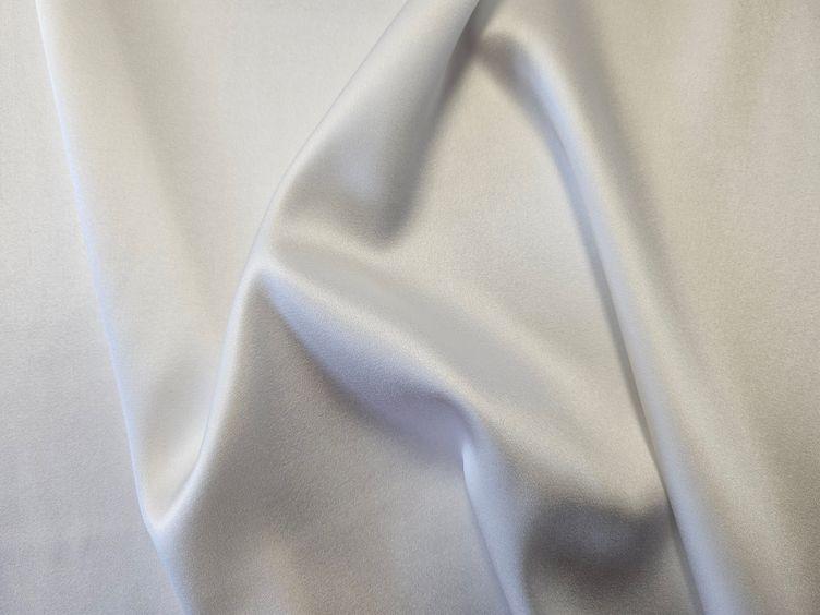 Satin-Seide Stretch, weiss