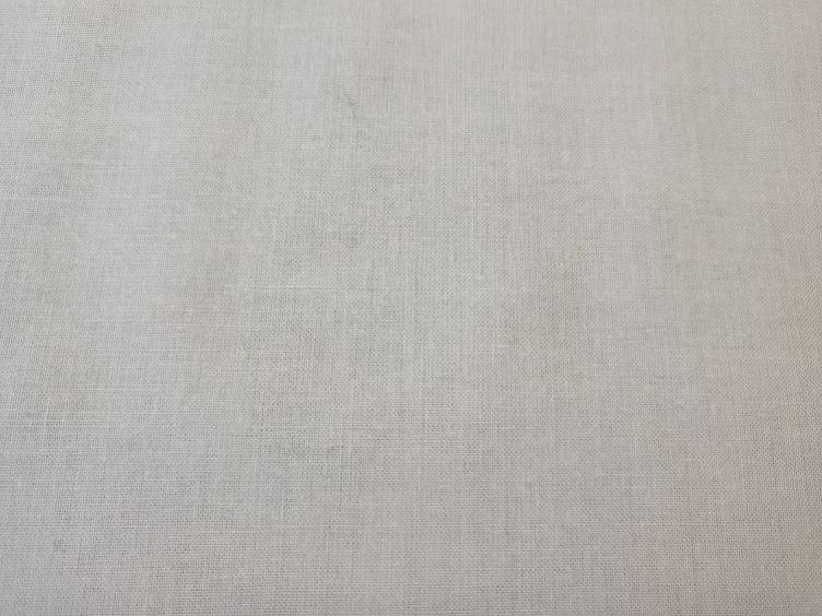 Baumwoll Popeline organic, weiss - 0