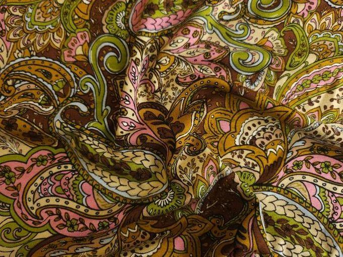 Viskose Jersey Paisley, hell