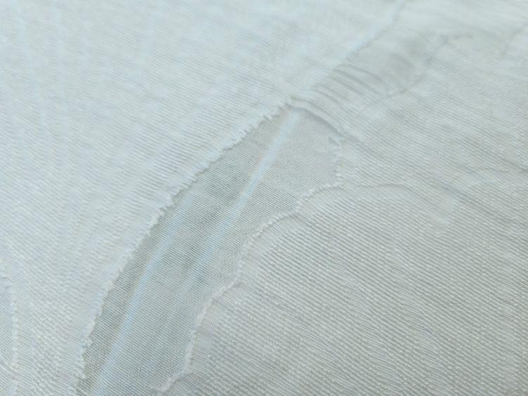 Viskose Jacquard mit Ausbrennern, offwhite - 0