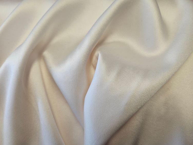 Seiden-Satin Strech, offwhite