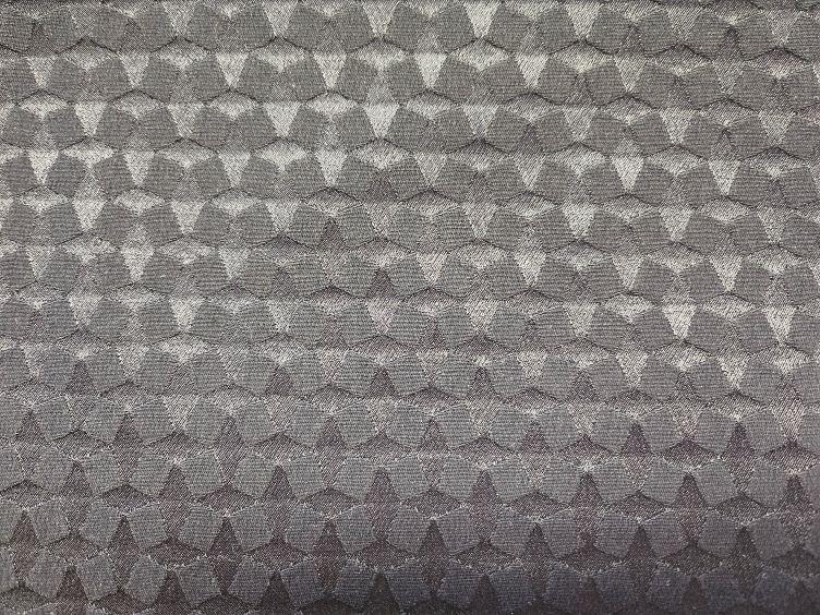 Jacquard ton-in-ton Stretch schwarz - 0