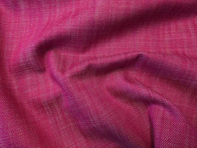schwerer Jeansstoff, rosa