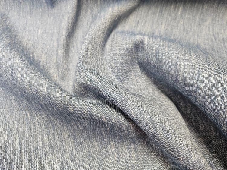 Leinen-Lyocell-Stretch, blaugrau