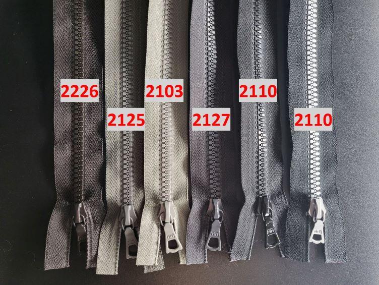 35 cm Plastikreissverschluss Decor 6 teilbar - 2