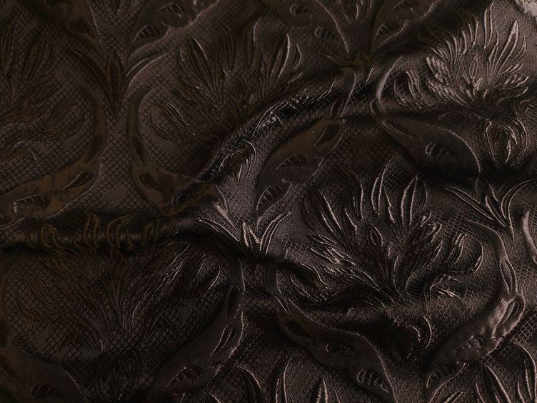 Jacquard ton in ton schwarz