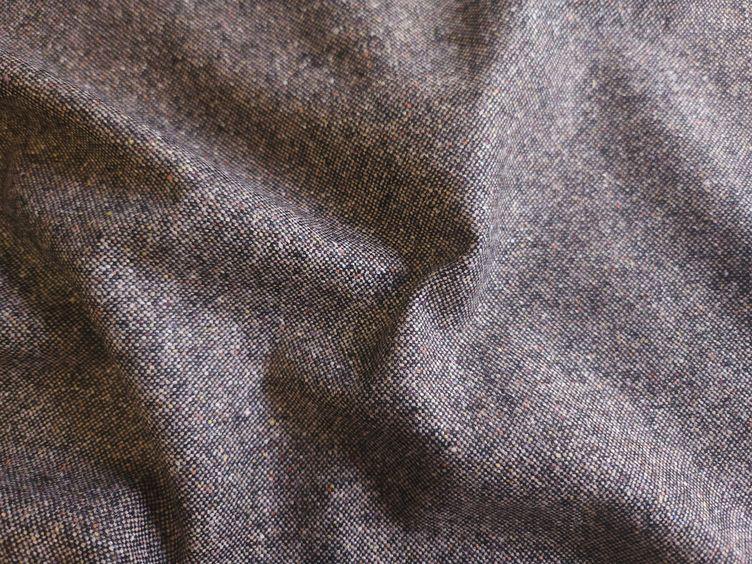 Wolle-Baumwolle Tweed, beige