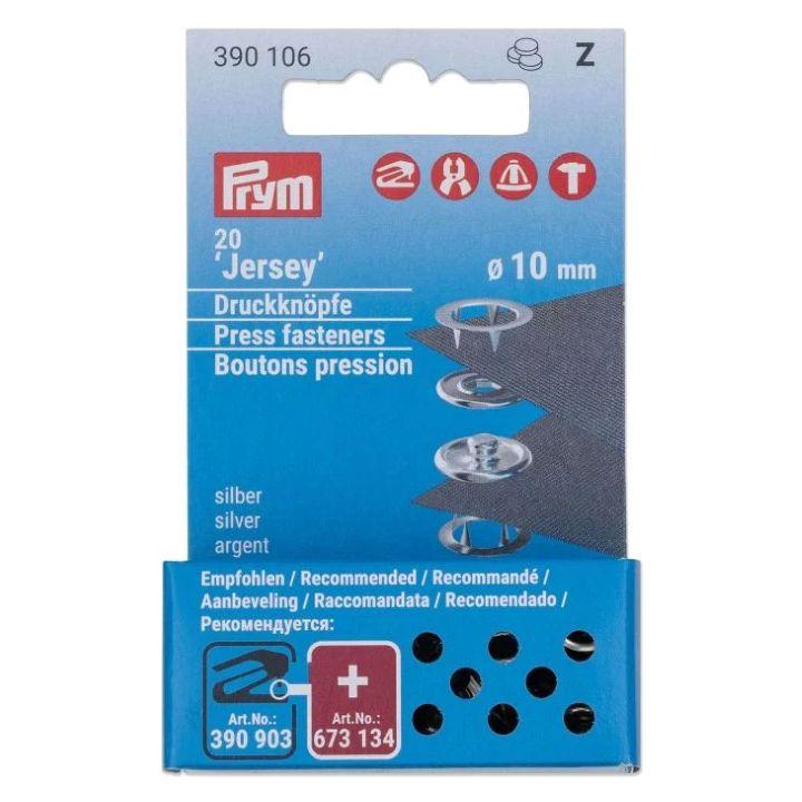 Prym Jersey Druckknöpfe Nachfüllpack, 10mm