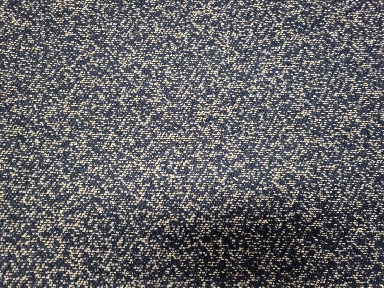 Baumwollstoff schwarz braun - 1