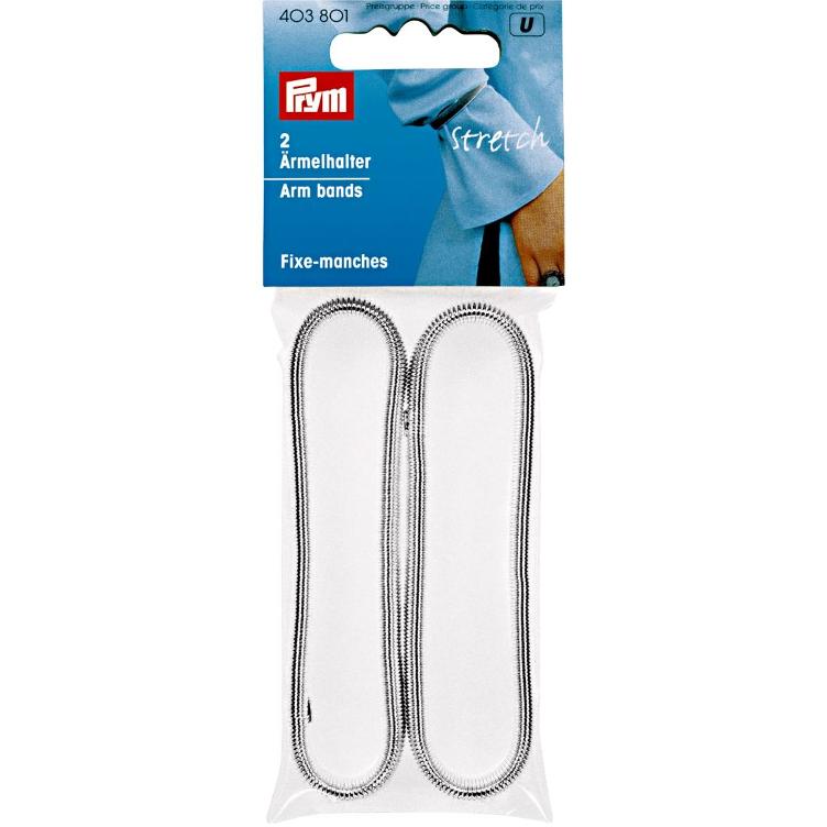 Prym Ärmelhalter stretch, silber