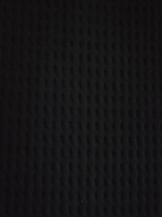 Jersey bondiert schwarz - 0