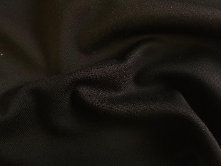 Punto Milano, Köper-Stretch, schwarz