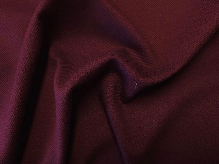 Punto Milano, Köper-Stretch, aubergine
