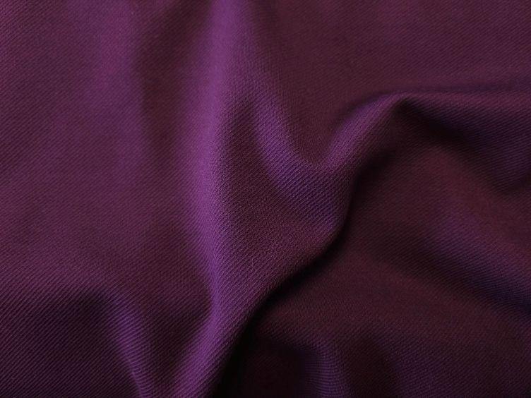STOFFREST: Punto Milano, Köper-Stretch, Weinrot