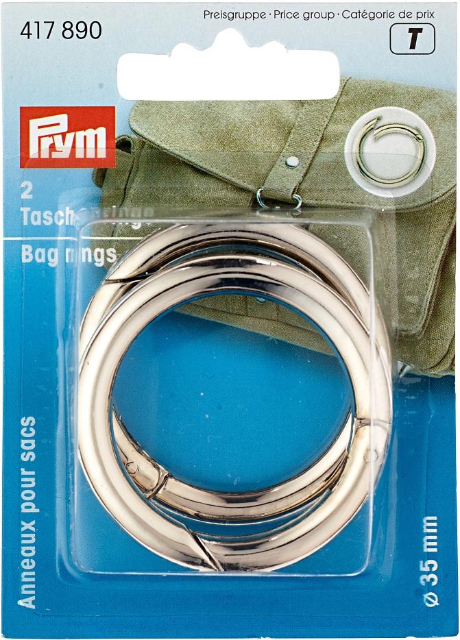 Prym Taschenringe, silber