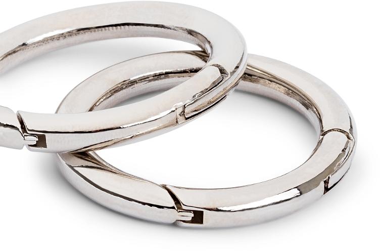 Prym Taschenringe, silber - 1