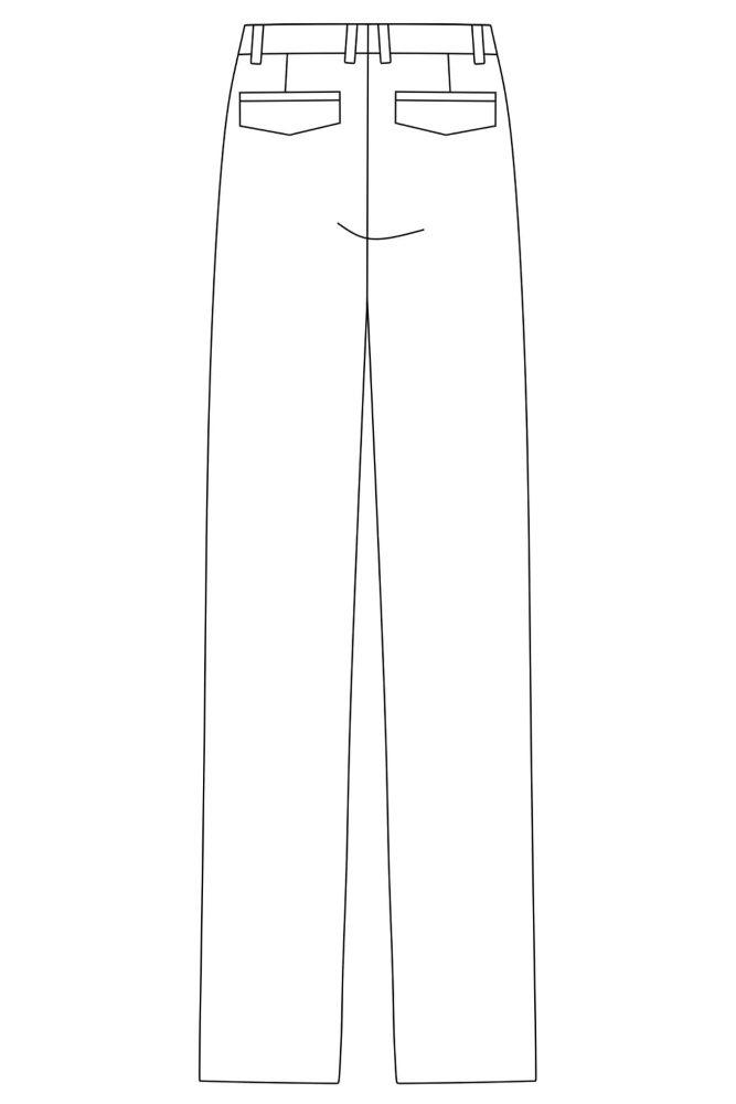 Trendschnitt No 43, weite Bundfaltenhose - 1