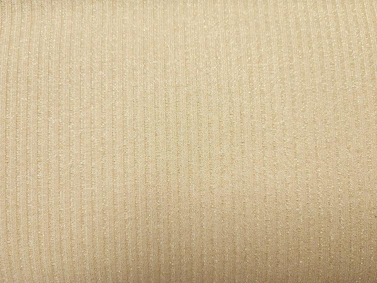 Jersey Glitzer Rippe, beige - 0