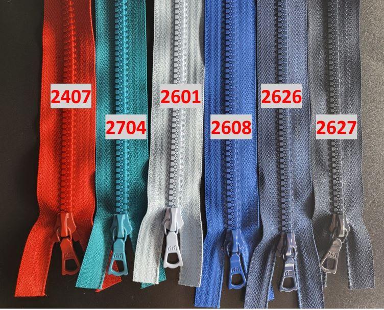 45 cm Plastikreissverschluss Decor 6 teilbar - 0