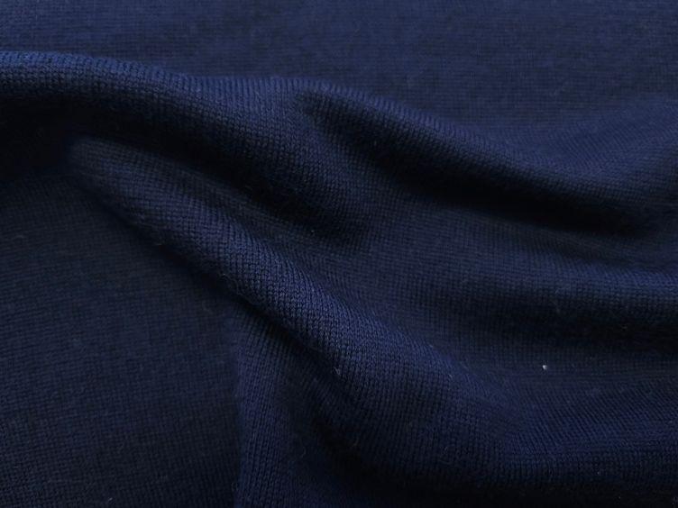 Merino Strick dunkelblau