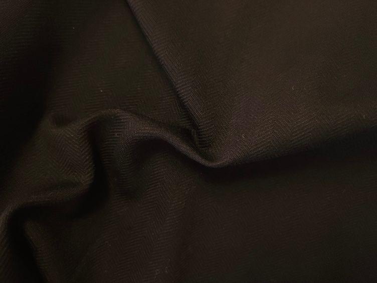 Romanit Jersey Fischgrat, schwarz