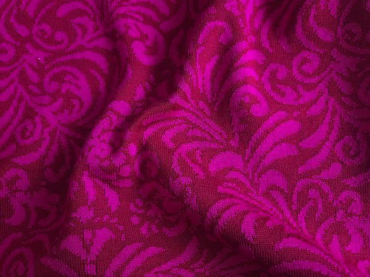 Merino-Douple Face, bordeaux-pink