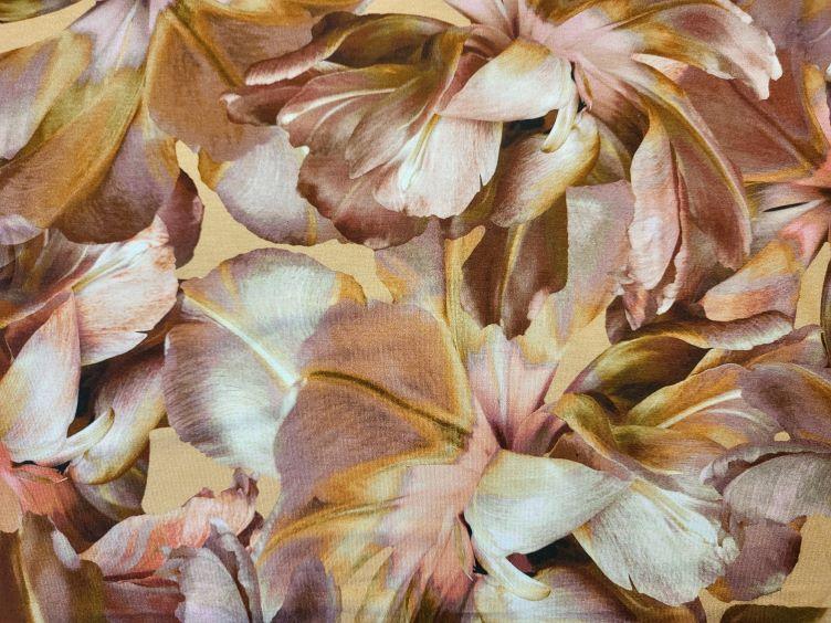 Viskose Jersey grosse Blumen - 0