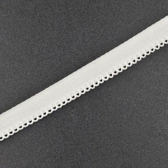 Elastisches Spitzenband, creme - 1
