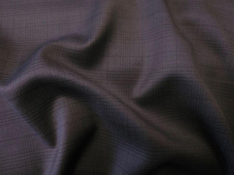 Armani Wollstoff, schwark karo