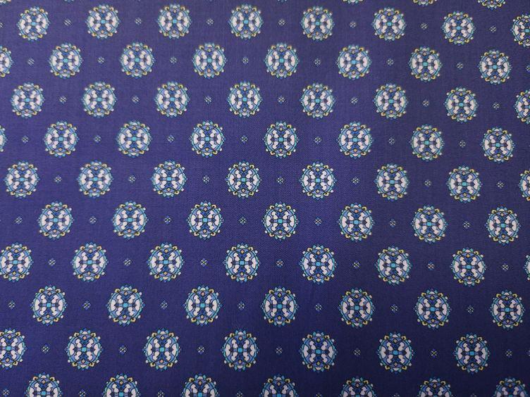 Tamando Baumwollstoff, Blau - 0