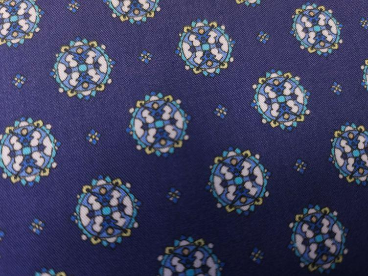 Tamando Baumwollstoff, Blau - 1