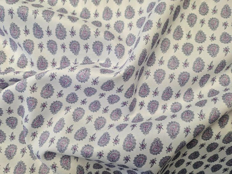 Tamando Baumwollstoff Paisley, lila