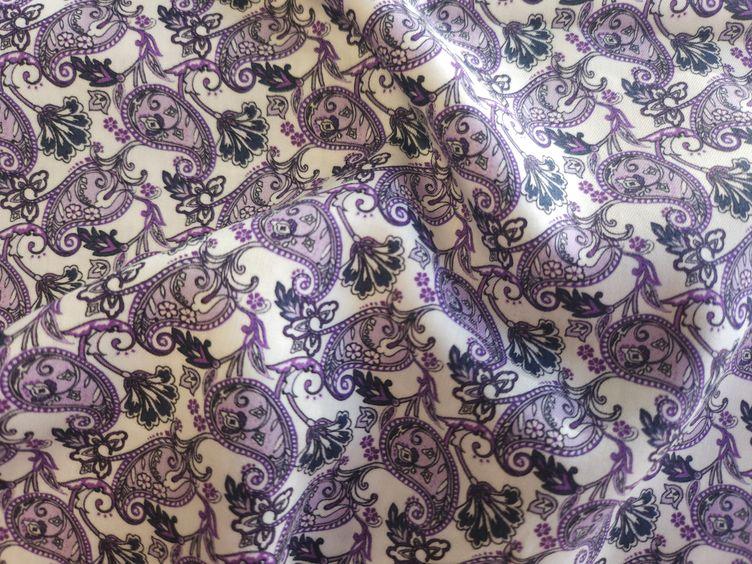 Tamando Baum- Lyocell Gemisch paisley, lila