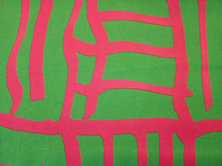 Baumwoll-Druck Stricke Stretch, pink - 0