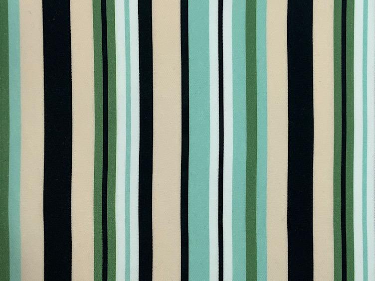 Weich fallender Tencelstoff in Streifenoptik rosa, mint, schwarz