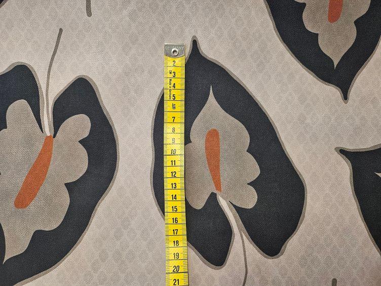 Doppelseitig bedruckter Polyesterstoff, grün - 0